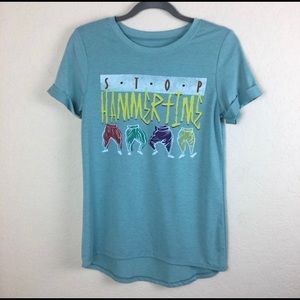 Lyric Culture Stop Hammertime Graphic Tee, Small